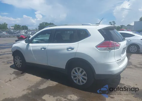 2016 Nissan Rogue S/Sl/Sv z USA, uszkodzony, nr VIN KNMAT2MT7GP701499